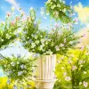 Office space simulation garden branch and leaf tree ornaments, green plant decorations, creative green plant ornaments Specification image